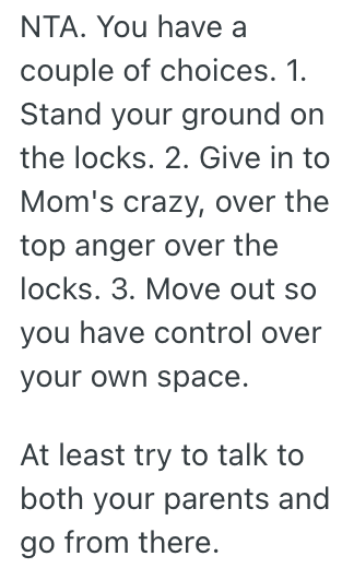 Screenshot 2025 03 28 at 5.28.00 PM Grown Woman Insists On Locking All Three Of Her Bedroom Doors, But Her Parents Arent Happy About It